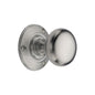 Chester Mortice Knob on Rose by M Marcus - Heritage Brass