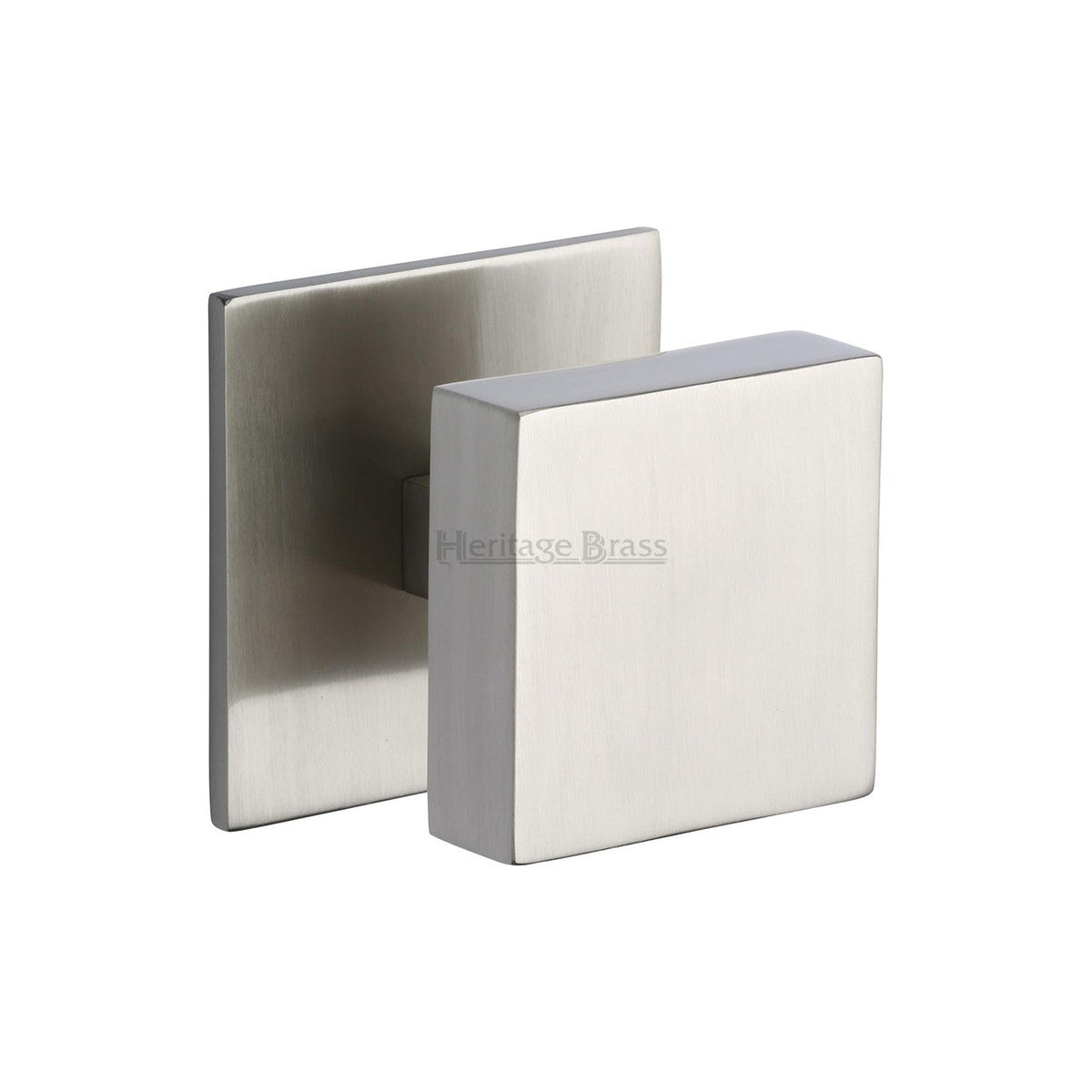 Square Centre Door Knob by M Marcus - Heritage Brass