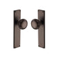 Victoria Mortice Knob on Plate by M Marcus - Heritage Brass