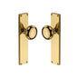Victoria Mortice Knob on Plate by M Marcus - Heritage Brass