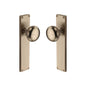 Victoria Mortice Knob on Plate by M Marcus - Heritage Brass
