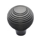 Reeded Cabinet Knob by M Marcus - Heritage Brass