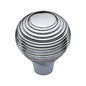 Reeded Cabinet Knob by M Marcus - Heritage Brass