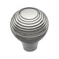 Reeded Cabinet Knob by M Marcus - Heritage Brass
