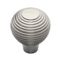 Reeded Cabinet Knob by M Marcus - Heritage Brass