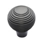 Reeded Cabinet Knob by M Marcus - Heritage Brass