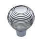 Reeded Cabinet Knob by M Marcus - Heritage Brass