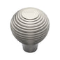 Reeded Cabinet Knob by M Marcus - Heritage Brass