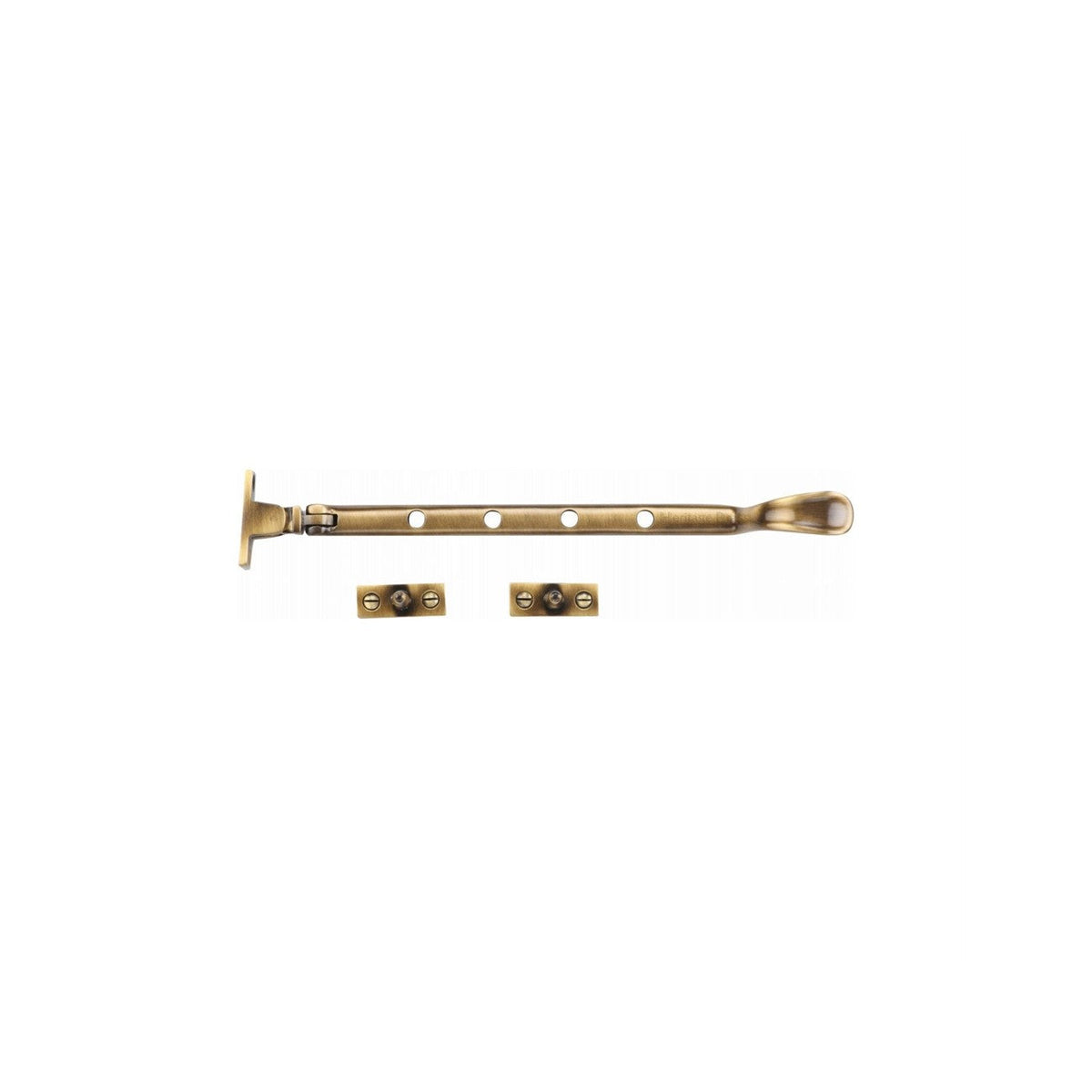 Casement Window Stay Spoon Pattern by M Marcus - Heritage Brass