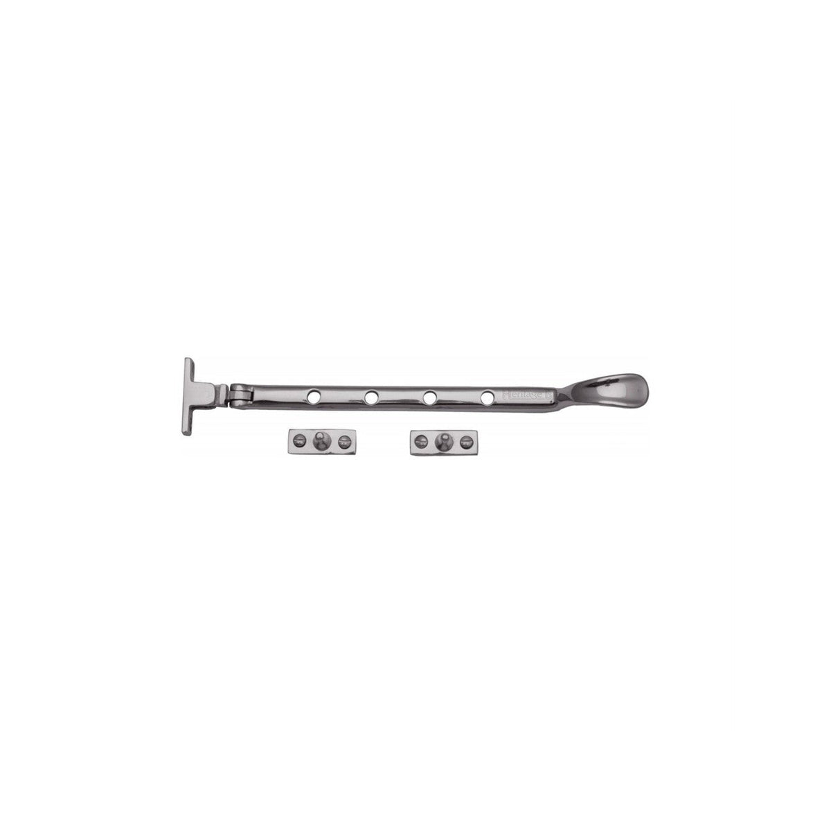 Casement Window Stay Spoon Pattern by M Marcus - Heritage Brass