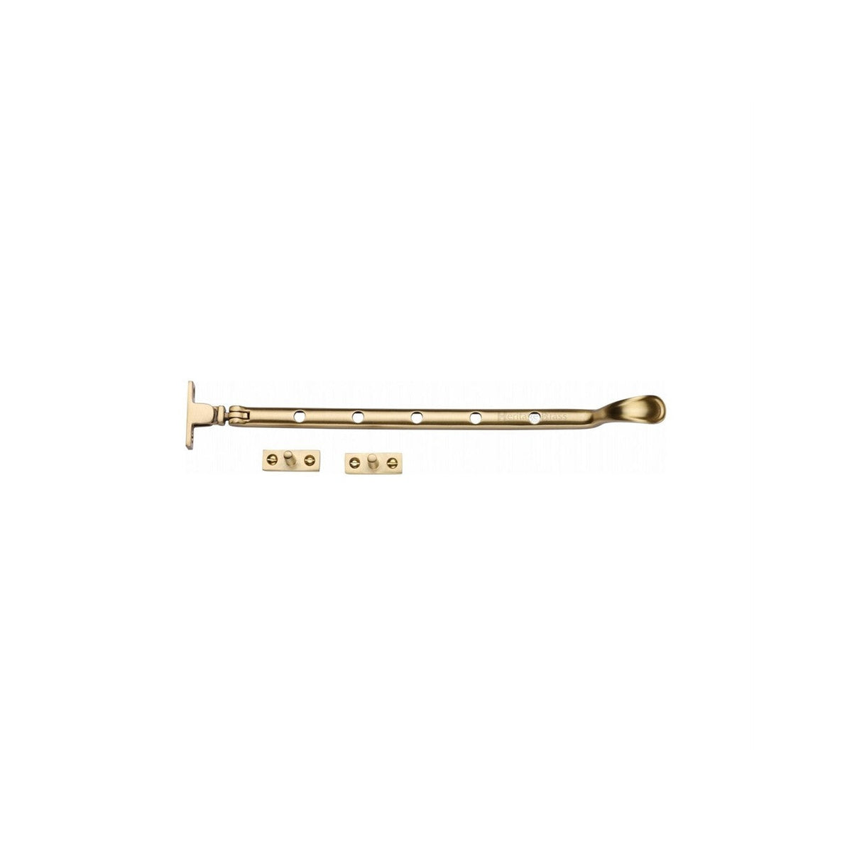 Casement Window Stay Spoon Pattern by M Marcus - Heritage Brass