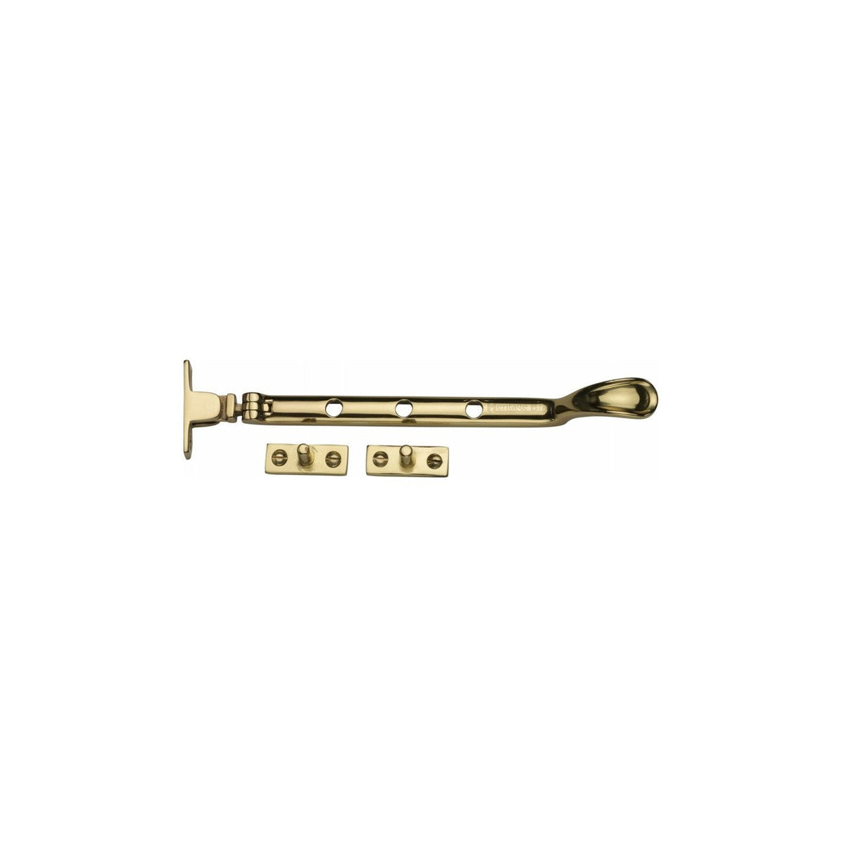 Casement Window Stay Spoon Pattern by M Marcus - Heritage Brass