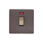 Verona Range Switches & Sockets - 20A Double Pole Switch with Neon by Heritage Brass By M-Marcus