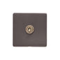 Verona Range Switches & Sockets - 1 Gang Toggle Switch by Heritage Brass By M-Marcus