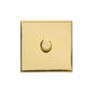 Winchester Range Polished Brass Switches & Sockets, W01 - 1 Gang TED Dimmer (Compatible with LED Lamps) by Heritage Brass By M-Marcus