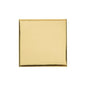 Winchester Range Polished Brass Switches & Sockets, W01 - Single Blank Plate by Heritage Brass By M-Marcus