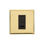 Winchester Range Polished Brass Switches & Sockets, W01 - 1 Gang RJ45 by Heritage Brass By M-Marcus