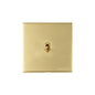 Winchester Range Polished Brass Switches & Sockets, W01 - 1 Gang Stockholm Toggle by Heritage Brass By M-Marcus