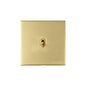 Windsor Range Polished Brass Switches & Sockets, WN1 - 1 Gang Stockholm Toggle by Heritage Brass By M-Marcus