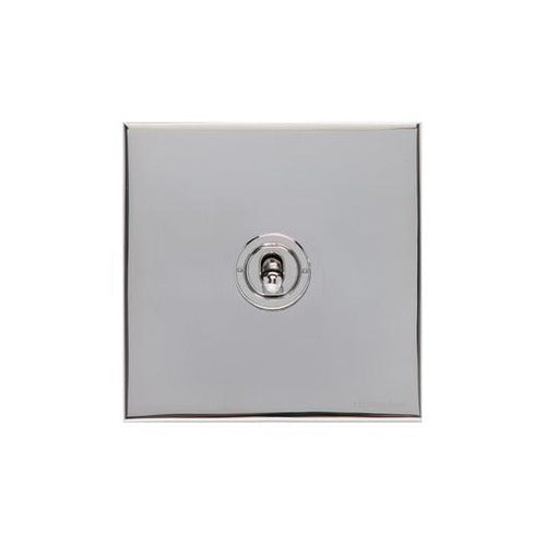 Winchester Range Polished Chrome Switches & Sockets, W02 - 1 Gang Intermediate Toggle Switch by Heritage Brass By M-Marcus