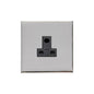 Winchester Range Polished Chrome Switches & Sockets, W02 - 5 Amp 3 Round Pin Socket by Heritage Brass By M-Marcus