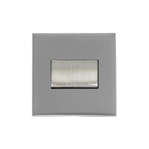 Winchester Range Satin Chrome Switches & Sockets, W03 - 6A Triple Pole Fan Isolator Switch by Heritage Brass By M-Marcus
