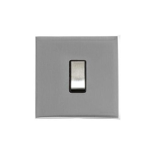 Winchester Range Satin Chrome Switches & Sockets, W03 - 1 Gang Rocker Switch by Heritage Brass By M-Marcus