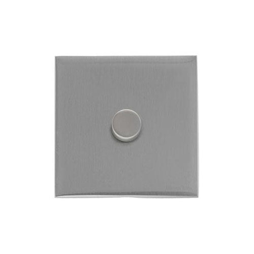 Winchester Range Satin Chrome Switches & Sockets, W03 - 1 Gang Dimmer 400 watts (Compatible with halogen/ incandescent bulbs) by Heritage Brass By M-Marcus