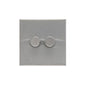 Winchester Range Satin Chrome Switches & Sockets, W03 - 2 Gang Dimmer 250 watts (Compatible with halogen/ incandescent bulbs) by Heritage Brass By M-Marcus