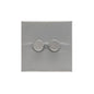 Winchester Range Satin Chrome Switches & Sockets, W03 - 2G Multi Location Primary Dimmer by Heritage Brass By M-Marcus