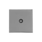 Winchester Range Satin Chrome Switches & Sockets, W03 - 1 Gang Isolated TV Coaxial Socket by Heritage Brass By M-Marcus