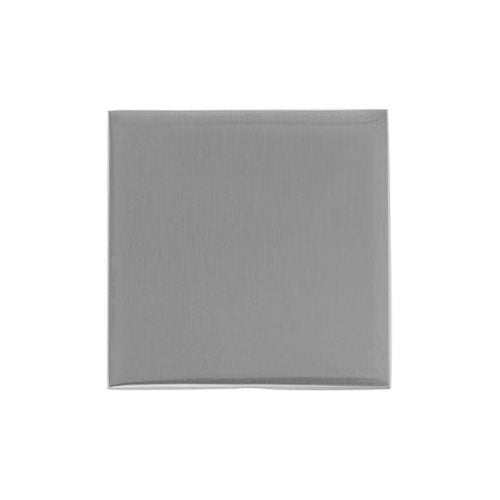 Winchester Range Satin Chrome Switches & Sockets, W03 - Single Blank Plate by Heritage Brass By M-Marcus