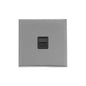 Winchester Range Satin Chrome Switches & Sockets, W03 - 1 Gang Secondary Line Socket by Heritage Brass By M-Marcus
