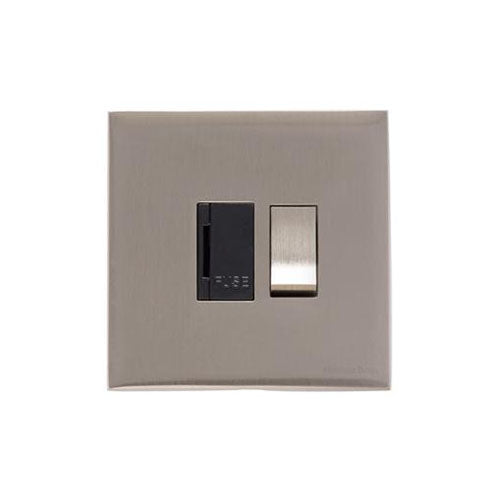 Winchester Range Satin Nickel Switches & Sockets, W05 - Switched Spur (13 Amp) by Heritage Brass By M-Marcus