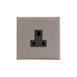 Winchester Range Satin Nickel Switches & Sockets, W05 - 5 Amp 3 Round Pin Socket by Heritage Brass By M-Marcus