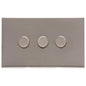 Winchester Range Satin Nickel Switches & Sockets, W05 - 3G Multi Location Secondary Dimmer by Heritage Brass By M-Marcus