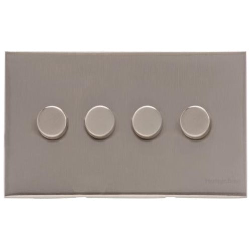Winchester Range Satin Nickel Switches & Sockets, W05 - 4G Multi Location Primary Dimmer by Heritage Brass By M-Marcus