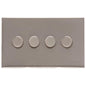 Winchester Range Satin Nickel Switches & Sockets, W05 - 4G Multi Location Primary Dimmer by Heritage Brass By M-Marcus