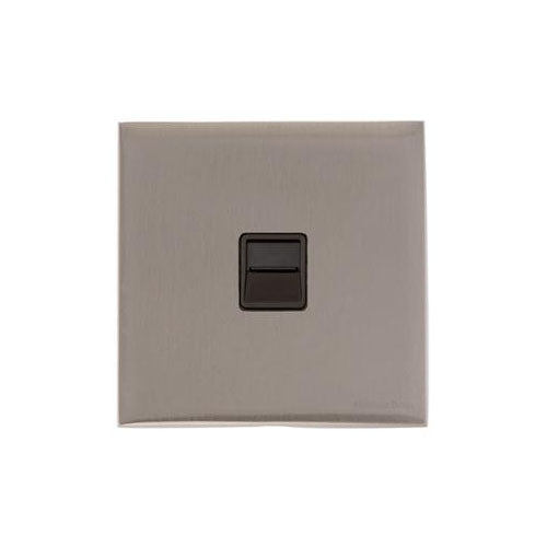 Winchester Range Satin Nickel Switches & Sockets, W05 - 1 Gang Master Line Socket by Heritage Brass By M-Marcus