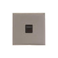 Winchester Range Satin Nickel Switches & Sockets, W05 - 1 Gang Secondary Line Socket by Heritage Brass By M-Marcus