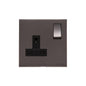 Winchester Range Matt Bronze Switches & Sockets, W09 - Single Socket (13 Amp) by Heritage Brass By M-Marcus