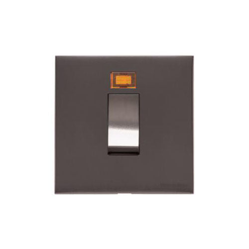 Winchester Range Matt Bronze Switches & Sockets, W09 - 45A DP Cooker Switch with Neon (single plate) by Heritage Brass By M-Marcus