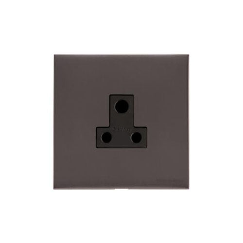 Winchester Range Matt Bronze Switches & Sockets, W09 - 5 Amp 3 Round Pin Socket by Heritage Brass By M-Marcus
