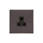 Winchester Range Matt Bronze Switches & Sockets, W09 - 5 Amp 3 Round Pin Socket by Heritage Brass By M-Marcus