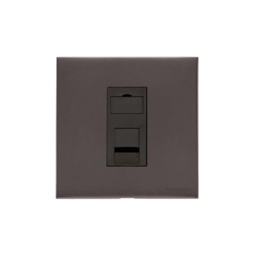 Winchester Range Matt Bronze Switches & Sockets, W09 - 1 Gang CAT6 by Heritage Brass By M-Marcus