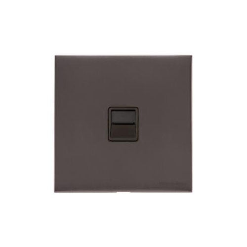 Winchester Range Matt Bronze Switches & Sockets, W09 - 1 Gang Secondary Line Socket by Heritage Brass By M-Marcus