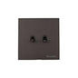 Winchester Range Matt Bronze Switches & Sockets, W09 - 2 Gang Stockholm Toggle by Heritage Brass By M-Marcus