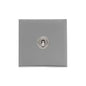 Windsor Range Satin Chrome Silk Switches & Sockets, WN35 - 1 Gang Toggle Switch by Heritage Brass By M-Marcus
