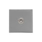 Winchester Range Satin Chrome Silk Switches & Sockets, W35 - 1 Gang Intermediate Toggle Switch by Heritage Brass By M-Marcus