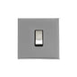 Winchester Range Satin Chrome Silk Switches & Sockets, W35 - 20A Double Pole Switch by Heritage Brass By M-Marcus